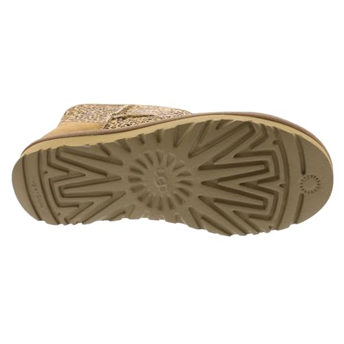 UGG Women's Classic Mini Speckles Boot, Chestnut, 63