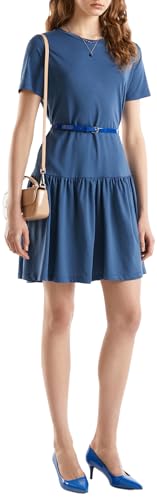 United Colors of Benetton Vestido 3u53dv01h, Turquesa, XL para Mujer