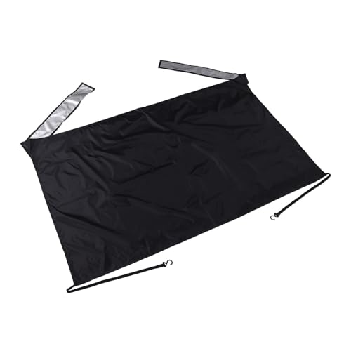 Cubierta de parabrisas trasero coche tela Oxford negra lona para invierno