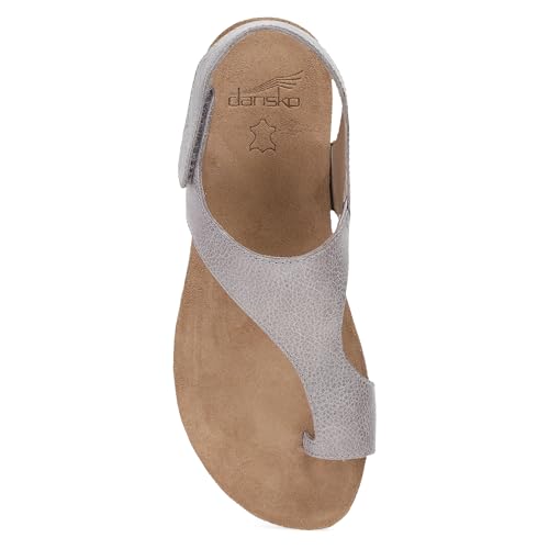 Image of Dansko Reece Sandal for Women - Memory Foam and Cork Footbed for Comfort and Arch Support - Lightweight Rubber Outsole for Long-Lasting Wear with Hook & Loop Strap
