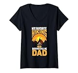 Photo Gallery donna my favorite hiking buddies call me dad - festa del papà maglietta con collo a v Photo Gallery donna my favorite hiking buddies call me dad - festa del papà maglietta con collo a v