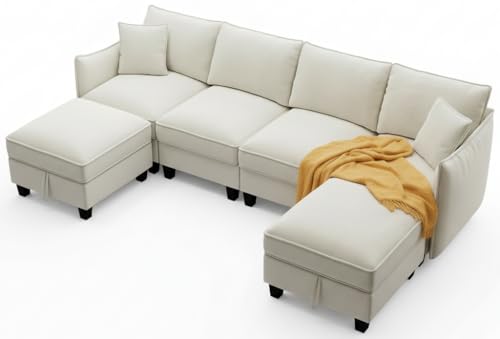 Ihanherry 112" U-Shaped 6-Seat Sectional 1