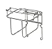 Locking Wall Mount Bracket, Steel, Silver