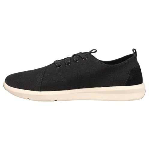TOMS Mens Del Rey Lace Up Sneakers Shoes Casual - Black4
