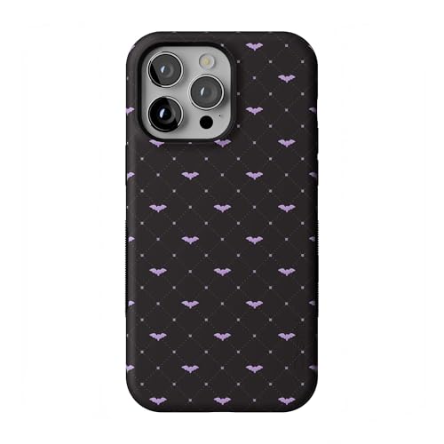 Casely iPhone 14 Pro Max Case | Such a Battie | Purple Bats | Bold Protective Design | MagSafe Compatible Design