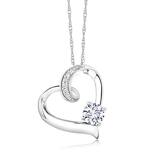 Gem Stone King Lab Grown Diamond Pendant