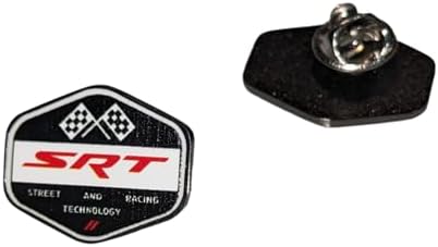 Dodge SRT Flags Speed and Racing Technology Logo Enamel Lapel Pin 1" x 3/4" Ideal for Backpacks, Jackets, Hats, Tie and Fabrics Lapel Pin image 4