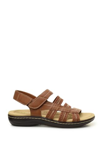 TARYN ROSE women’s Komey Comfortable Walking Sandals for Women, Lightweight Flat Heel Sandals with Adjustable Straps & Cushioned Memeory foam Footbed2