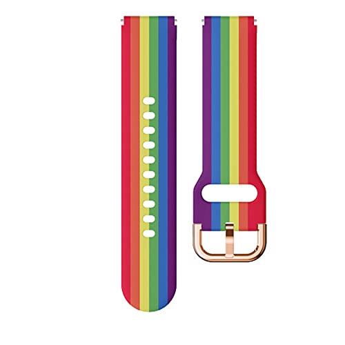 [NWHKQSHSZ] 18mm Silicone Band Strap Quick Release Watchband Bracelet For Vivoactive 4S 3S/Move 3S/Active S/Rey Smart Watch Acce