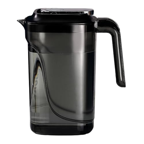 Pichet à eau de porte de réfrigérateur de 2,2 l avec couvercle, carafe froide et pichet à thé glacé, carafe à eau simple et tendance de 2,2 l, pour porte de réfrigérateur, carafe à eau pour boissons