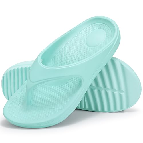 Image of shevalues Orthopedic Sandals for Women Arch Support Recovery Flip Flops Pillow Soft Summer Beach Shoes