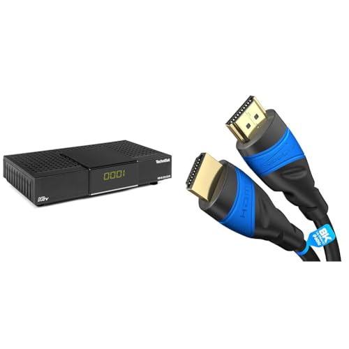 TechniSat HD-S 223 DVR - Kompakter HD-Satelliten Receiver & KabelDirekt – HDMI-Kabel – 2 m