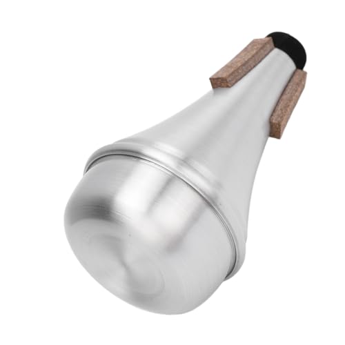Trumpet Practice Mute, Universal Trumpet Mute Silencer Aluminum Practice Trumpet Mute Silencer for Jazz, Beginners and Students