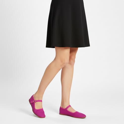 Image of Womens Classic China Flats, Casual China Doll Shoes, Cotton Mary Janes, Chinese Tai Chi Shoes