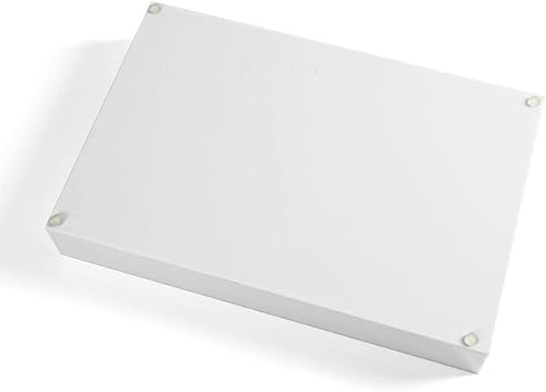 Miniatura 7 de Sooyee Bandeja para servir con asas, bandeja decorativa de 16 x 12 pulgadas, bandeja de mesa auxiliar, bandeja acrílica para desayuno, té, comida