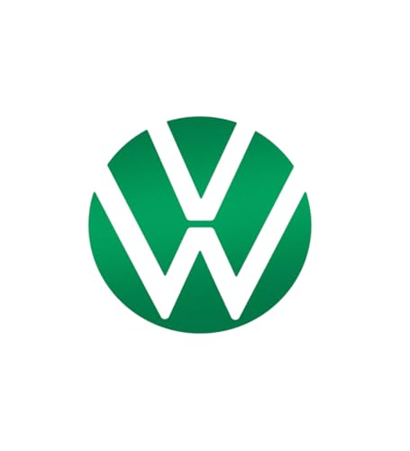 Image of IPG Decal Made for VW 2021 Passat Polo Tiguan Golf Rear /Front Emblem Logo Decals Stickers Set (4 Units) (Reflective Green)