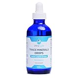 Ultra Lyte Trace Mineral Drops – 118ml All Natural Complete Mineral Complex Food Supplement – 48 Days Supply –Electrolyte Balance Formula – Energy and Mood Support