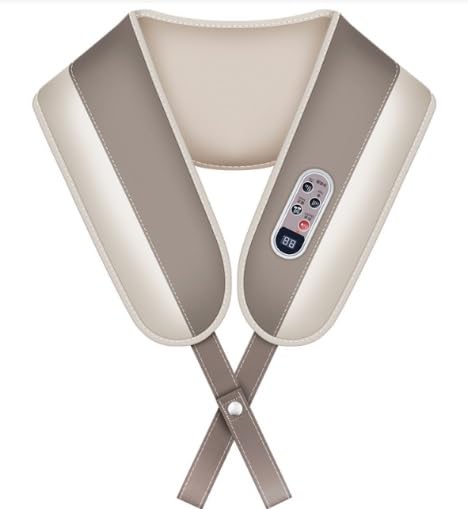 Masajeador Cervical y Espalda - Masajeador de Cuello, Espalda y Hombros. Masajeador Piernas y Otras Partes del Cuerpo - Masajeador Mediante Golpeteo - Shiatsu - Alivio del Dolor - Masaje