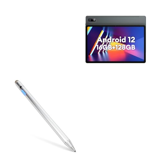 BoxWave Stylus Pen Compatible with Headwolf HPad 1 - AccuPoint Active Stylus, Electronic Stylus with Ultra Fine Tip - Metallic Silver