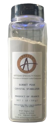 French Sorbet Stabilizer, 16 oz – Odourless & Tasteless Powder for Perfect Consistency, Texture, Thickening & Emulsifying, Premium Quality for Gourmet Chefs, Versatile Stabilizing Agent