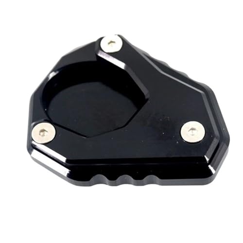 Plaque support coussin agrandie ZX 25R béquille latérale élargisseur moto noir