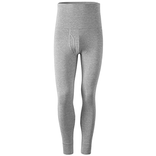 Ouruikia Men's Thermal Underwear Bottoms High Waist Thermal Pants Keep Warm Long Johns Pants