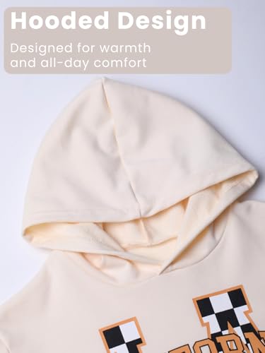 Image of WELAKEN Cotton Hoodie Sweatshirt for Girls Kids & Teens Long Sleeve Pullover with Kangaroo Pocket