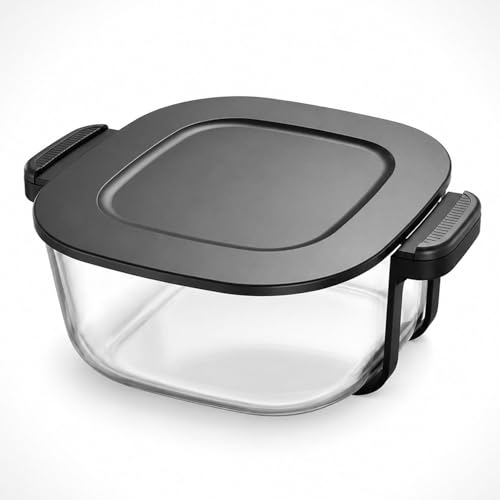 Image of Kilig Iris Plus 4L Heat Resistant Glass Bowl with Lid | Borosilicate Replacement Bowl for Iris Plus Air Fryer | Cook Serve Store