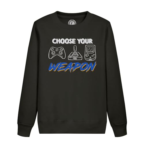 Sweat enfant retro gaming en coton doux avec motif arcade résistant