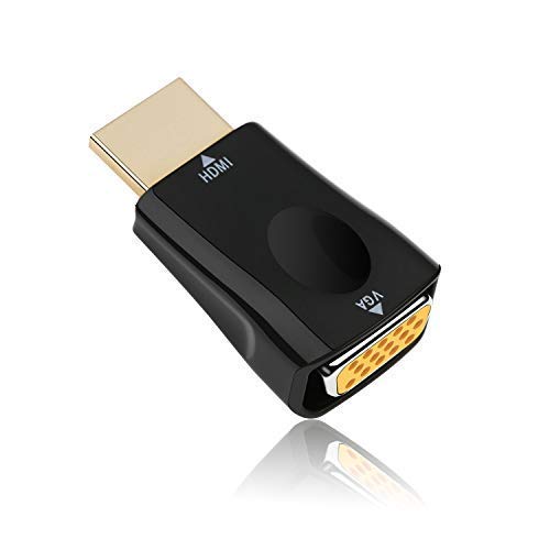 HDMI VGA ϊ A_v^ D-SUB 15s HDMI - VGA ϊ P[u HDMI IX to VGA X 1080P vWFN^[ PC HDTV p HDMI VGA ϊ A_v^[YuErJia