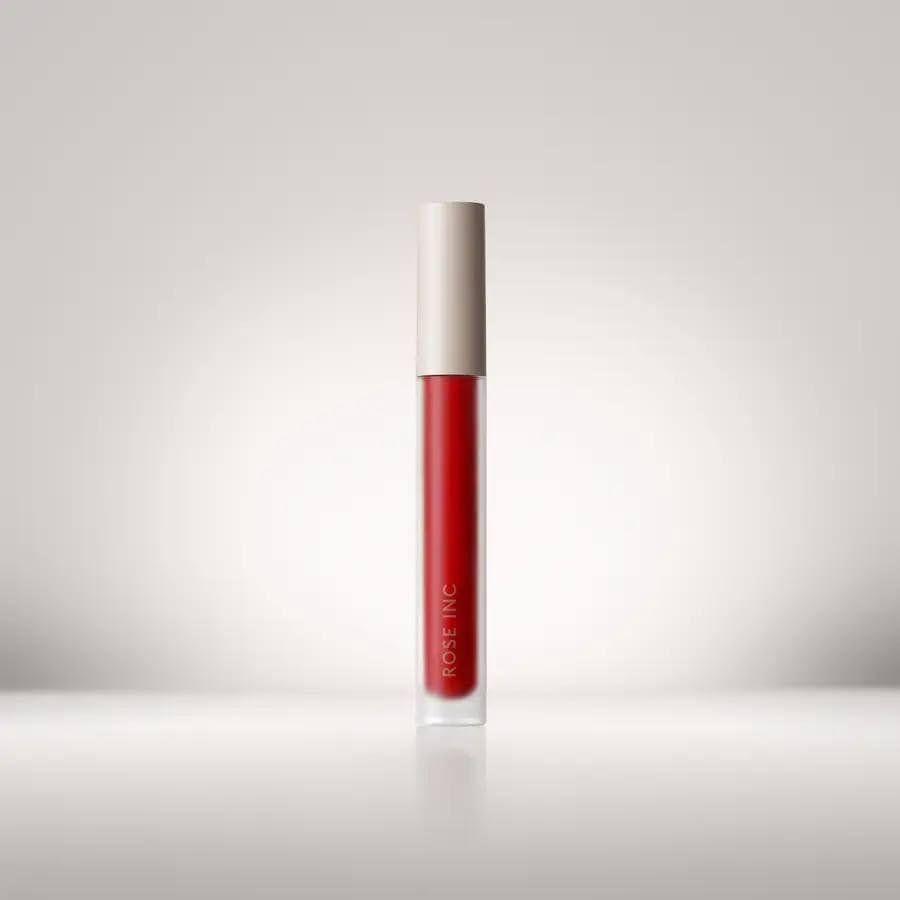 ROSE INC Lip Cream Weightless Matte Liquid Lipstick - RED, RED ROSE, OF STARS - Image 3