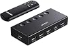 Switch HDMI UGREEN 5 entradas 1 salida, 4K@60Hz, con control remoto, HDR, VRR, 3D, negro | HDCP 2.2, CEC, divisor HDMI, compatible con PS5/4, Xbox, Switch 2, Roku TV, Fire Stick, laptop, ideal para juegos y trabajo 2