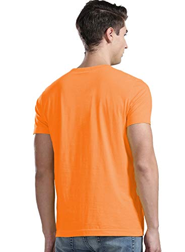 Image of ADRO Men's Cotton Solid Regular Fit T-Shirt