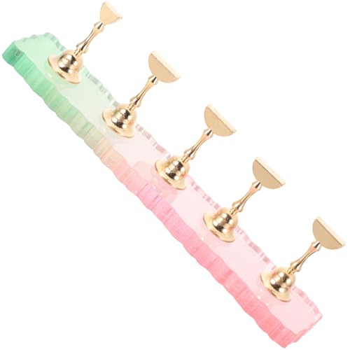 Soporte magnético acrílico para práctica de uñas 5 pcs miniatura 1