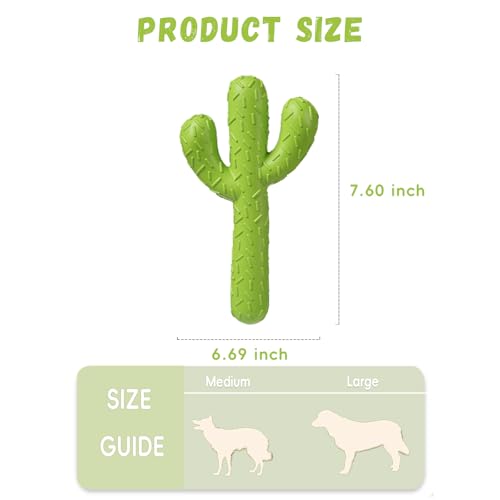 MewaJump Dog Chew Toys, Durable Rubber Dog Toys for Aggressive Chewers