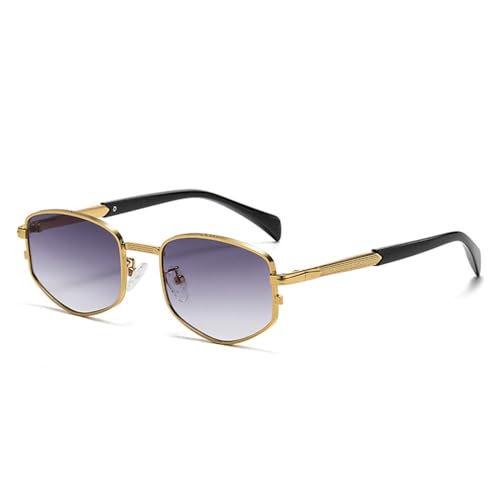 Lunettes de soleil métal carrées MUTYNE verres dégradés tendance UV400