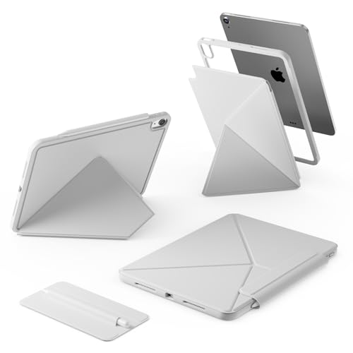 Coque magnétique pour iPad 10.9 avec veille automatique et dos amovible multi-angle