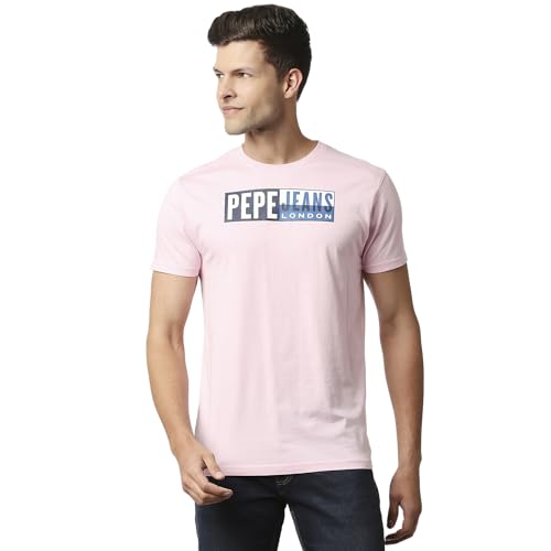 Image of Pepe Jeans Men's Printed Slim Fit T-Shirt