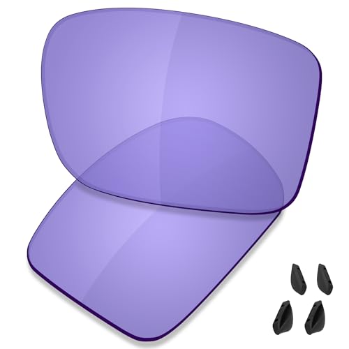 Image of SAUCER Premium Replacement Lenses & Nosepads for Oakley Double Edge OO9380-66mm Sunglasses