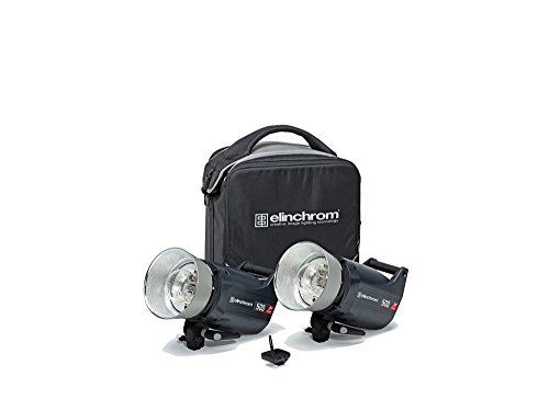 Accessorio immagine e suono Elinchrom ELC PRO HD 500/500 Set: Flash Studio, Nero, 2 Pezzi, Montaggio Autonomo, Compatibile con Hotshoe, 20 Flash al Secondo in Modalità Stroboscopica
