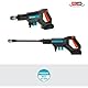 Gardena Akku-Mitteldruckreiniger AquaClean 24/18V P4A Premium Set: Akku-Reiniger mit voller Ausstattung, 3 Reinigungsstufen, max. Druck 24 bar, inkl. Akku + Ladegerät (14800-31)