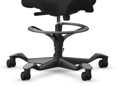 Image of HAG Capisco Black Footring for Capisco Chairs - Footring Only - Chair Sold Separately