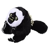 Gatuida Colgante de Peluche Mono Blanco Llavero para Mochila Resistente y Accesorio Decorativo para Adultos