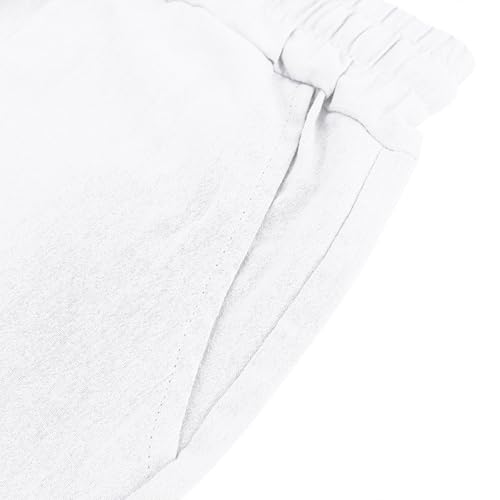 Shorts de Lino para Hombre, Cintura Elástica y Bolsillos miniatura 6