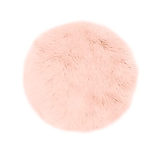 Alfombras Redondas 120 Rosa Marca Teppich Wölkchen