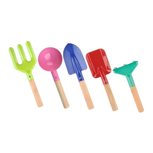 BESTonZON 1 Set Garden Hand Trowel Gardening Tools for Digging Transplanting and Soil Loosening Durable Shovel Rake and Fork for Indoor and Outdoor Gardening