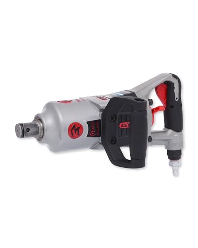 KS Tools Hochleistungs Schlagschrauber Druckluft superMONSTER 1" 515.3270 I 350 mm I 4-fache Drehmomentvorwahl 919, 1523, 2145, 3064 Nm mit max. Löse-Drehmoment 3405 Nm I Vibrationsarm