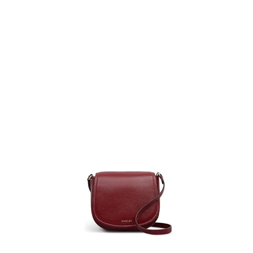 RADLEY London Liverpool Gardens Women's Leather Mini Flapover Crossbody, Carmine