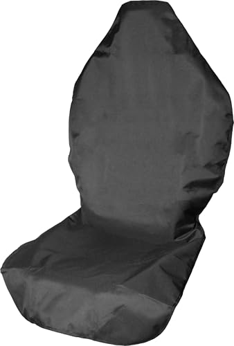 Image of LIONSTRONG Car Seat Protector - Universal Compatible, Waterproof, Tear-Resistant & Robust - Black - Car, SUV - Seat Cover - Protects Against Dirt - Easy Cleaning
