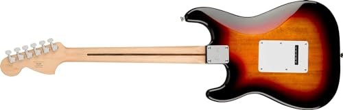 Image of Fender Squier Affinity Series Stratocaster Electric Guitar with Gig-Bag, Polishing Cloth, Strap, Picks & E-Book - Sunburst